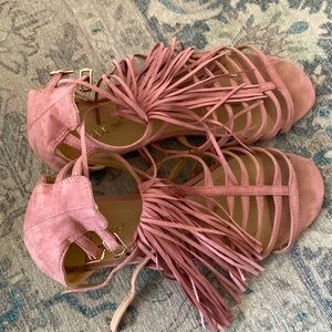 Suede Pink Sandals